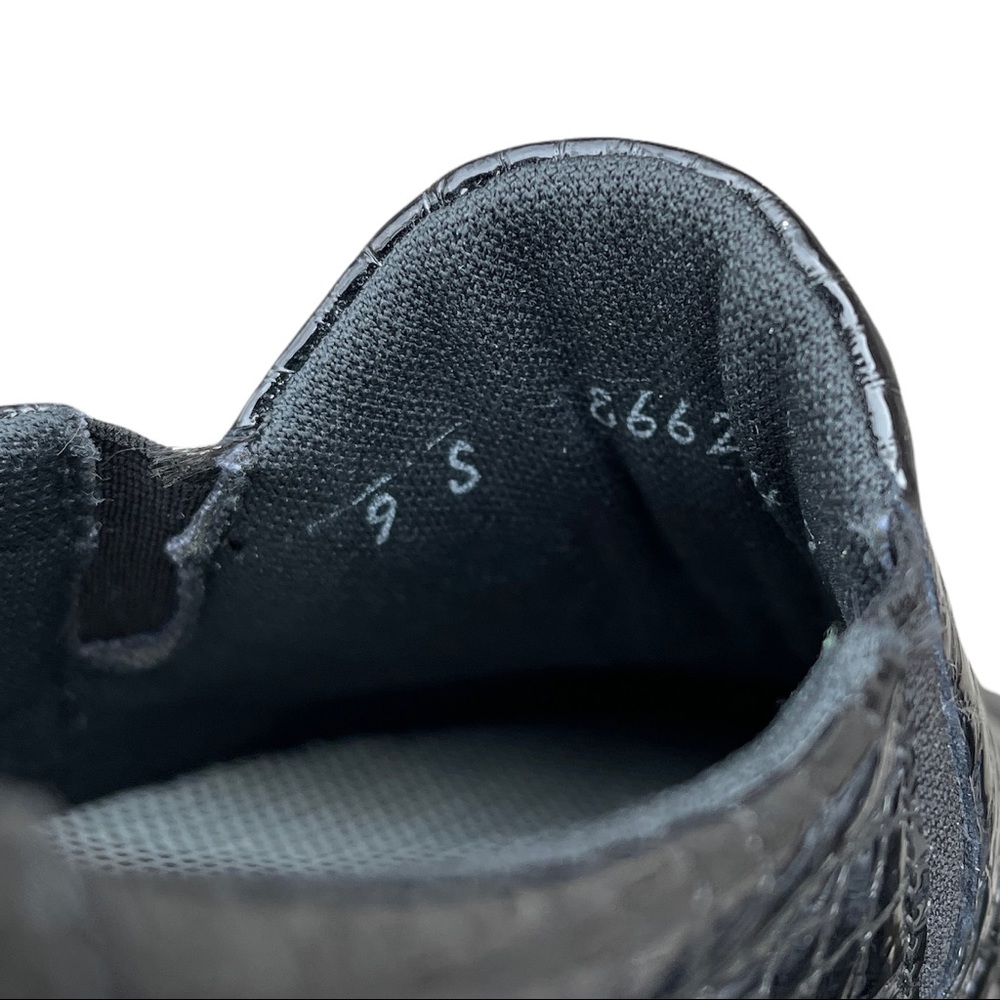 SAS Viva Comfort Dream Slip On Black Croc Soft Step Walking Shoe Loafers Size 9 - Picture 7 of 8